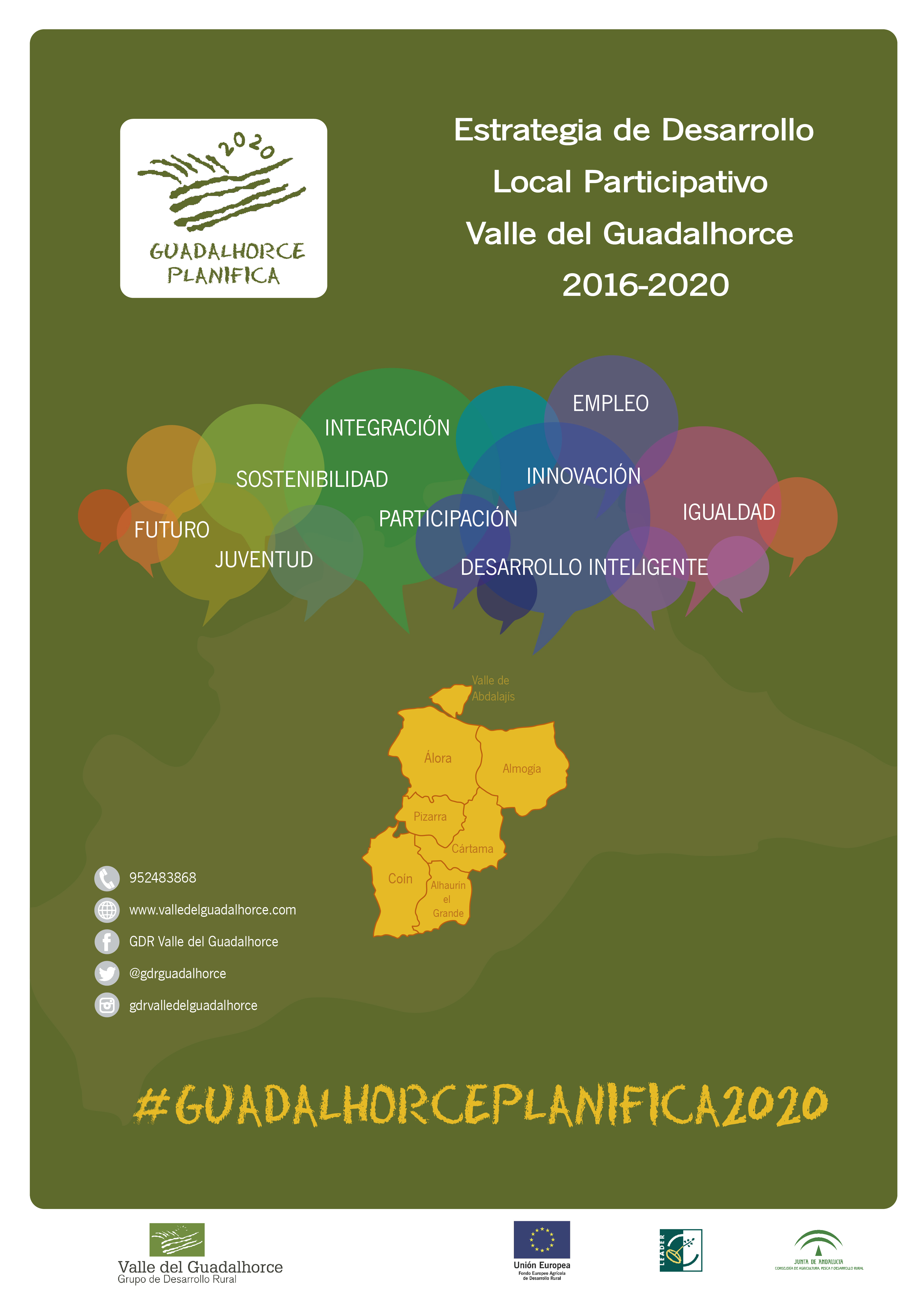 Hasta el prximo lunes 1 de Agosto, es posible hacer aportaciones a la Estrategia de Desarrollo Local del Valle del Guadalhorce para el periodo 2014-2020